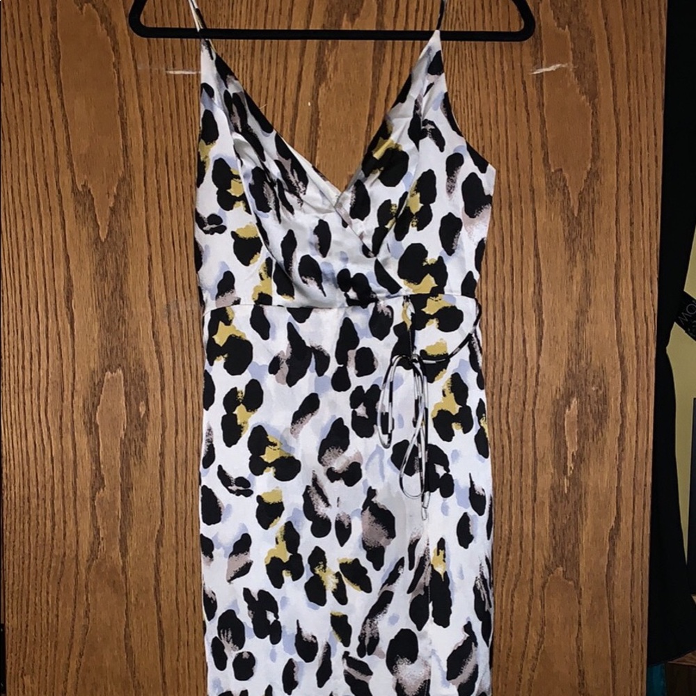 Maxi silk dress